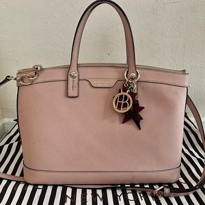 Henri Bande West 57th Saffiano Leather Satchel